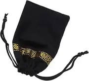 Ipetboom Tarot Card Bag Deck of Cards Silk Tarot Card Pouch Holders Trinket Dice Bag Bags Tarot Cards Bag of Tarot Book Card Deck Board Game Bag Playing Card Holder Tarot Bag Plastic Black