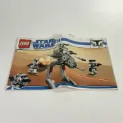 LEGO INSTRUCTIONS 8014 Star Wars Clone Walker Battle Pack Manual Book Booklet