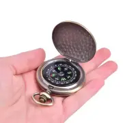 Vintage Bronze Compass Design Pocket Watch Retro Pocket Watch Compass Zinc S-lPW