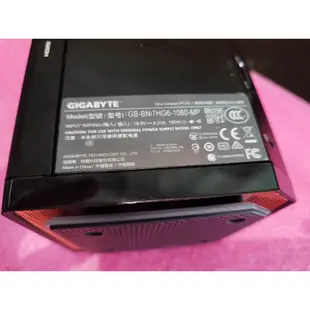 技嘉GB-BNi7HG6-1060 i7-7700HQ GTX1060 256 M.2 8G 二手超微型電腦/迷你主機