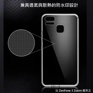 ASUS ZenFone 3 Zoom (ZE553KL) 晶亮透明 TPU 高質感軟式手機殼/保護套 光學紋理設計防指紋