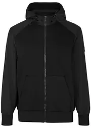 Boss Hooded Panelled Jersey Jacket - Black - L L