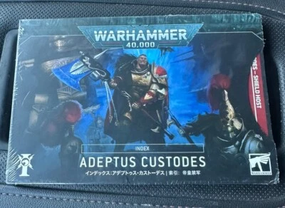 Games Workshop Warhammer 40K INDEX CARDS: ADEPTUS CUSTODES - NEW SEALED