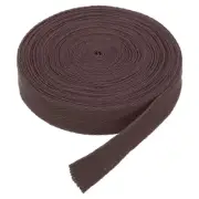 3/4"(2cm) 10 Yards Cotton Twill Tape Ribbon Bias Binding Tape Reddish Brown