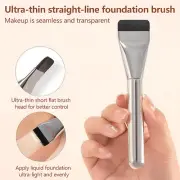 Flat-Head Facial Foundation Brush Makeup Tools Soft Head Face Diy Skin Care _da