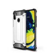 MCC Shockproof Samsung Galaxy A11 2020 Heavy Duty Tough Case Cover A115 [Silver]