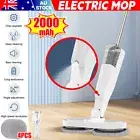 Electric Mop Floor Cleaner Spin Cordless Tile Wax Polisher Clean Washer Sweeper