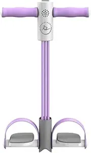 Tension Rope Resistance Band Multifunction Puller Resistance Band Elastic Yoga Pull Rope,Tension Rope Fitness Equipment for Abdomen/Waist/Arm/Leg Stretching Slimming Training(Purple Counting Model)