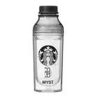 Starbucks Double Wall Sunny Bottle Black Clear FRGMT MYST Fragment Design 16oz