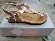 Birkenstock Papillion Ashley Wedge Sandal Size 9 Copper