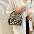 Large Capacity Leopard Makeup Bag Skincare Organizer Make Up Pouch Bag Ladies