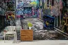 3D Street Graffiti Wallpaper Wall Mural Removable Self-adhesive 66