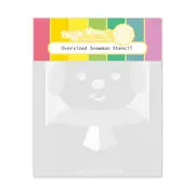 Waffle Flower Oversized Snowman Stencil
