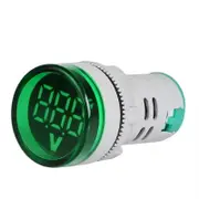 2Pcs Led Large Display Voltage Meter Digital Gauge Volt Indicator Signal Lamp Voltmeter Lights Tester