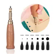 Screw Removable Leathercraft Leather Tool Punching Hole Puncher Belt Hole Punch