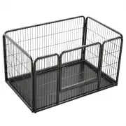 Puppy Playpen Steel 125x80x70 cm