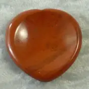 Red Jasper Heart Shape Carved Worry Stone