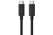 Cruxtec 2m USB-C to USB-C Syncing & Charging 100W Cable- Black [CTC-1HW-2MBK]
