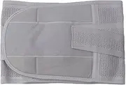 XL Back Brace Grey Breathable Lumbar Support Brace for Lower Back Pain Relief Suitable Sports Work Daily Use Polyester