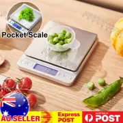 3kg 0.1g Digital Pocket Scale jewellery milligram micro mg weighting kichen AU