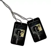 Kurt Cobain - Dogtags (Dark with Blue Swirls) - NECA