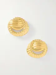 [YSSO] YSSO - Gold-plated Earrings - One size One size Gold