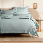 Sheridan 1200TC Palais Lux Quilt Cover in Fresh Water Size: Queen Material: Cotton @Sheridan Rewards