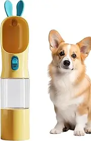Travel Water Bottle for Dogs | Leak Proof Puppy Drinking Feeder Portable - Supplies Water Dispenser, Food Container for Hiking, Outdoor Walking, Travel Pets