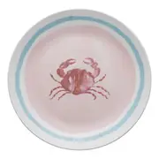 Porto Riviera Porcelain Round Platter Tray Dish Kitchen Serveware 30cm Crab