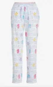 NEW PETER ALEXANDER CARE BEAR COTTON SATEEN ROLL UP PJ PANTS XS RRP$89.95