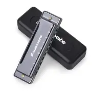Blues Harmonic Mouth Organ 10 Hole C Key Beginner Harmonica with Case Diatoni...