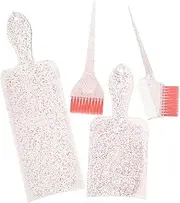 OFFIGAM 1Set Hair Dye Paddle and Highlighting Brush Kit Portable Hair Coloring Tools for Easy Application and Neat Separation for Home Salon Use