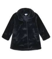 [Tartine et Chocolat] Tartine et Chocolat Faux fur coat Y 3 blue