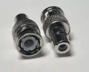 BNC Male to RCA Female Adapter 2 PACK USA Fast Shipping