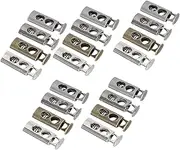 HOODANCOS 20Pcs Spring Cord Locks Double Toggle Fasteners for Drawstrings Lanyards Elastic Cords Smooth Surface Easy to Install Versatile Use for Clothing Camping and Crafts