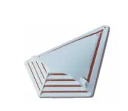 Airlette Boat Shrink Wrap Stealth Push-in Vent, White