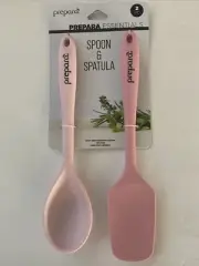 Pink Spoon and Spatula Set of 2 New