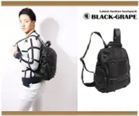 在飛比找Yahoo!奇摩拍賣優惠-韓劇熱銷款-尼龍殼拼皮造型時尚後背包 【L8270】