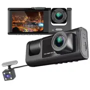 1080P Dash Cam Car DVR Camera Video Recorder 3 Lens Registrator Camcorder WIFI