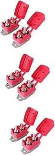 CHILDWEET 6 Pcs Stud Bolt Circuit Breaker for 12v/24v Automotive Boat Car Rv Insulated Boot Flexible Vinyl Cover