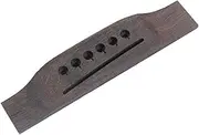Kisangel String Saddle Acoustic Guitar Bridge Replacement for Folk and Classical Guitars Easy Mount DIY Accessory for Models Beautiful Tone and Vintage Look