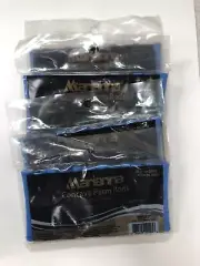 Marianna Set of 4 (48 total) Concave Perm Rods 1/4” Short Blue - FREE SHIP