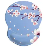 Mouse Pad with Ergonomic Gel-Filled Wrist Rest and Non-Slip PU Base, Comforta...