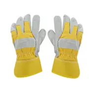 2PAIR Cowhide Leather Welding Gloves Wearproof Cut-Resistant Anti-stab Security Protection Fitness