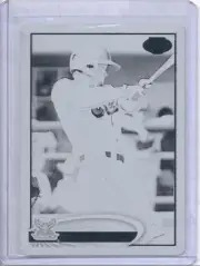 2012 Topps Pro Debut Abel Baker Black Printing Plate..Only 1/1 in World