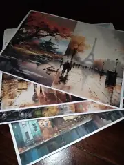 Autumn Cities Junk Journal Pages USA Seller