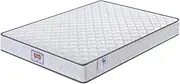 Luna 178 Fire Retardant King Single Mattress Bedroom Furniture Soft Support Layer Continuous Springs Anti-Microbial Fabric Durable Comfort Health & Safety for Better Sleep 20H x 106W x 203D CM White