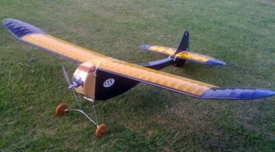Albatross Free Flight Gas 80" WS RC Model Airplane Plans Templates PDF on USB