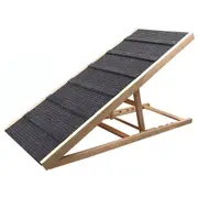 Dog Pet Ramp Adjustable Height Foldable Stairs Steps Bed Sofa Car Antiskid