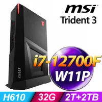 在飛比找PChome24h購物優惠-MSI Trident 3 12-031TW (i7-127